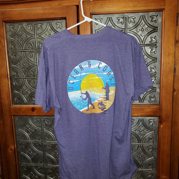 Ocean & Coast S/S sleeve graphic tee purple Large - Picture 3 of 3